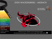 Tablet Screenshot of judobulls.de
